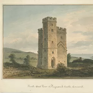 Cornwall - Pengersick Castle, 1821 (w / c on paper)