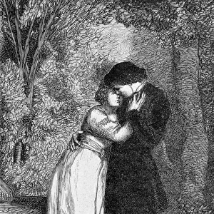 Cosette et son fiance Marius - in "Les Miserables"by Victor Hugo