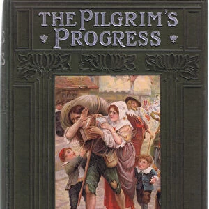 Front cover, from The Pilgrims Progress published by John F Shaw & Co, c. 1900s (colour litho)