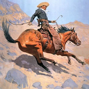The Cowboy (oil on canvas)