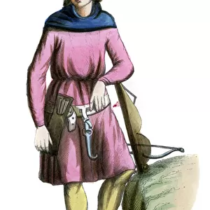Crossbowman in the 14th Century