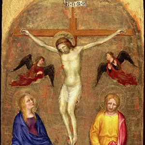 The Crucifixion (tempera on panel)