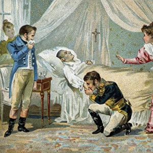 Death of Napoleon I (1769-1821), in St. Helena on 5 May 1821