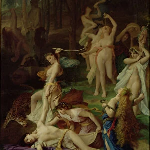 The Death of Orpheus, 1866 (oil on canvas)