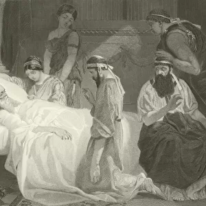 Death of Pericles, 429 BC (engraving)
