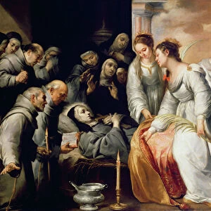 The Death of St. Clare (oil on canvas)