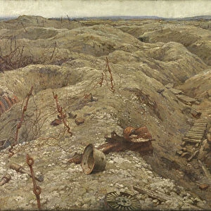 Desolation - Trenches North of Lens, 1919 (oil on canvas)