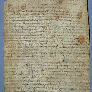 Document written by Wadomir (Uuademir) and his wife, Ercamberta, c