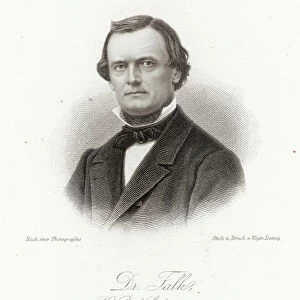 Dr Adalbert Falk (1827-1900) in the Allgemeine Moden-Zeitung, Leipzig, 1872