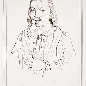 Dr Dorislaus, from a drawing in India ink in the collection of St John St Aubyn Bar, imp
