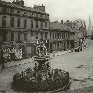 Dumfries: High Street from South (b / w photo)