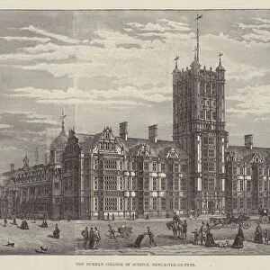 The Durham College of Science, Newcastle-on-Tyne (engraving)