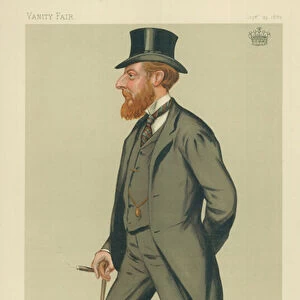 Earl of Seafield, Sheep, 29 September 1883, Vanity Fair cartoon (colour litho)