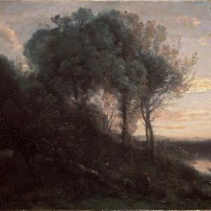 Evening, c. 1860 (Oil on canvas)