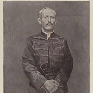 Ex-Captain Alfred Dreyfus, the Prisoner of the Ile du Diable (litho)