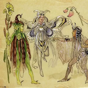 Four Fairy Costumes for "A Midsummer Nights Dream"