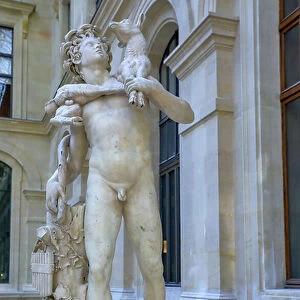 Faun with a Kid. 1685 (sculpture)