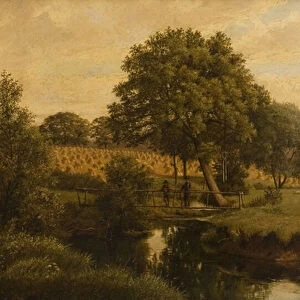 Finham Brook near Coventry, 1888 (oil on canvas)