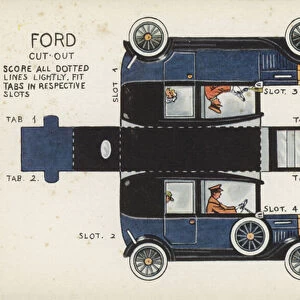 Ford Cut Out (colour litho)