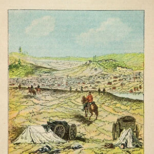 French and Germans, Anecdotal History of the War of 1870-1871, 1888, illustration by Georges Hardouin (1846-1893) also says Dick de Lonlay: The French troops captured at the "Camp de Misery"
