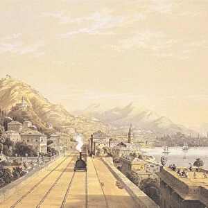 Frontispiece from Views on the Railway Between Turin and Genoa