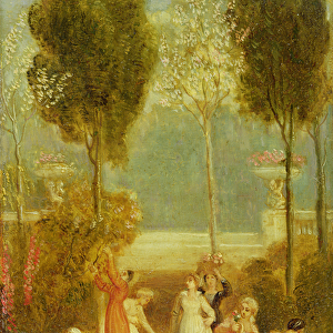 The Garden, c. 1820 (oil on panel)