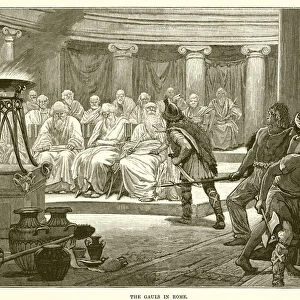 The Gauls in Rome (engraving)