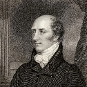 George Canning, Prime Minister, engraved by W. Holl, from National Portrait Gallery
