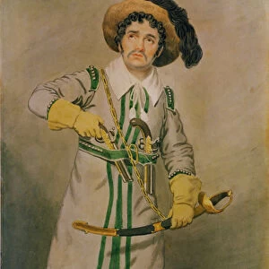 George Smith (1777-1836) as Schampt in The Woodmans Hut by W