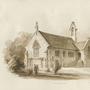 Great Haywood Chapel: sepia wash drawing, 1840 (drawing)