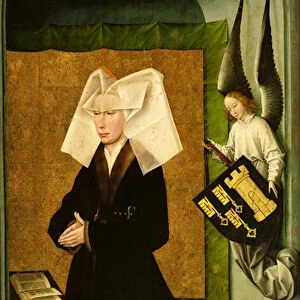 Guigone de Salins, wife of the donor, Chancellor Nicholas Rolin, Kneeling in Prayer