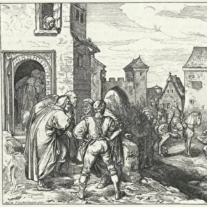 Gustav Adolphus of Sweden entering Munich, 1632 (engraving)