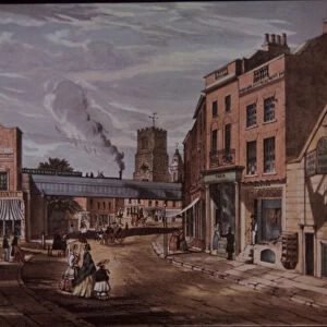 Hackney, north-east London, 1851 (colour litho)