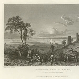 Hadleigh Castle, Essex, looking towards Sheerness (engraving)