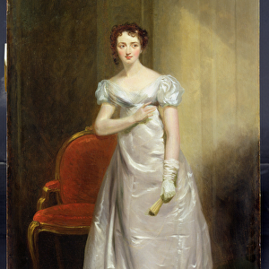 Harriet Smithson (1800-54) as Miss Dorillon, c. 1822 (oil on panel)