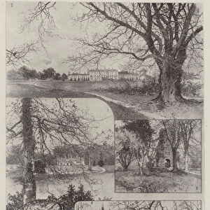 Holiday Haunts, Carton, Maynooth, the Seat of the Duke of Leinster (litho)