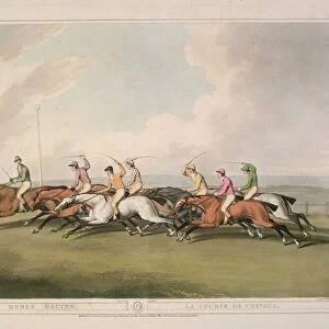 Horse Racing from "Ormes Collection of British Field Sport Prints", 1807