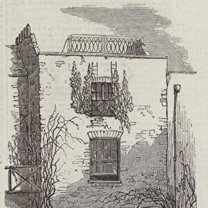 House at Chelsea, in which died J M W Turner, RA (engraving)