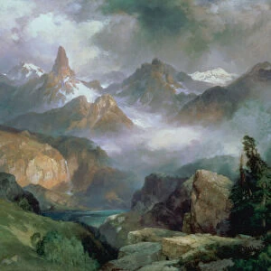 Index Peak, Yellowstone National Park, 1914 (oil on canvas)