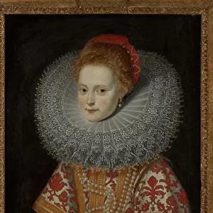 An Infanta of Spain, 16th century (oil on canvas)