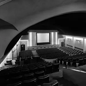 Interior of Pereire Palace Cinema, Paris, c. 1930 (b / w photo)