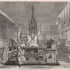 The International Exhibition; View of the Medieval Court (engraving)