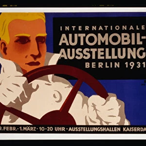 Internationale Automobil-Austellung, Berlin 1931, 1931 (lithograph in colours)