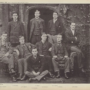 Jesus College Torpid, 1893 (b / w photo)