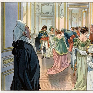 Joachim Murat (1767-1815) then governor of Paris and his wife Caroline Bonaparte