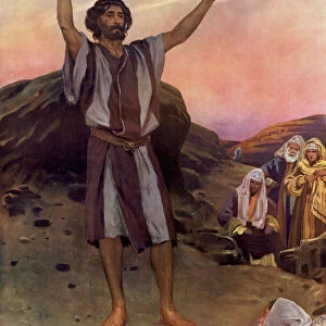 John The Baptist (colour litho)