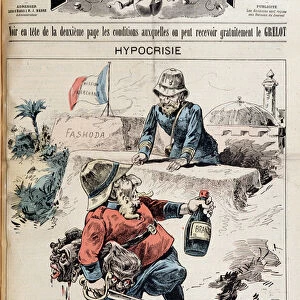John Bull in a bloodthirsty alcoholic claims Fachoda a jean Baptiste Marchand - in "