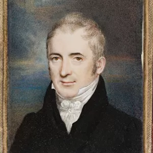 John Jacob Holtzapffel, c. 1805 (w / c on ivory)