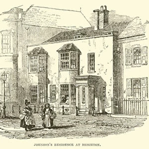 Johnsons Residence at Brighton (engraving)