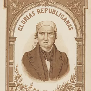 Jose Maria Morelos, Mexican revolutionary and politician (litho)